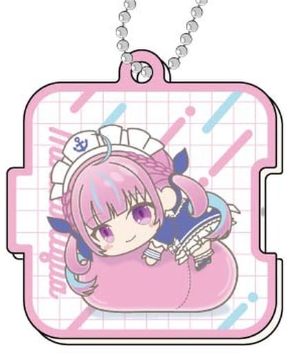 Minato Aqua Vtuber Hololive Pitatto Acrylic Key Chain Hagumeets D BOX Key Ring [USED]