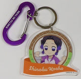 Shinobu Kocho Demon Slayer: Kimetsu no Yaiba Acrylic Charm with Random Carabiner A ufotable Cafe x Machi Asobi Cafe Mountain Activity Event 2023 Limited Charm [USED]