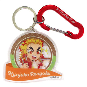 Kyojuro Rengoku Demon Slayer: Kimetsu no Yaiba Acrylic Charm with Random Carabiner B ufotable Cafe x Machi Asobi Cafe Mountain Activity Event 2023 Limited Charm [USED]