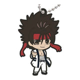 Sanosuke Sagara Rurouni Kenshin: Meiji Kenkaku Romantan Capsule Rubber Mascot Key Chain [USED]