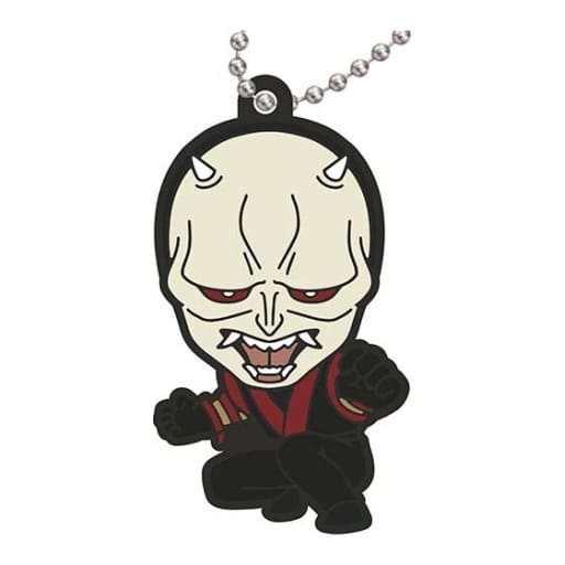 Hannya Rurouni Kenshin: Meiji Kenkaku Romantan Capsule Rubber Mascot Key Chain [USED]
