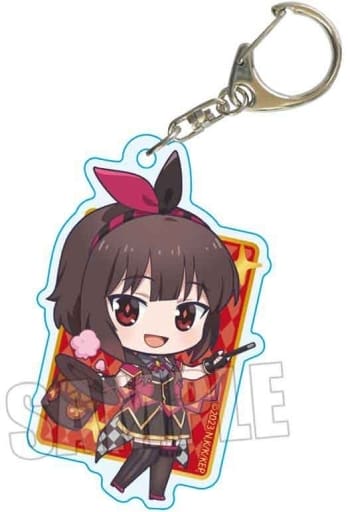 Megumin Deformation Konosuba: An Explosion on This Wonderful World! Trading Acrylic Key Chains Magician Ver. Key Chain [USED]