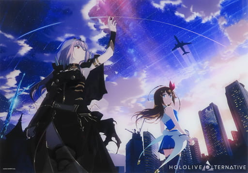 Hololive VTuber Hololive Hololive Alternative SP Acrylic Panel Dawn Blue hololive production Official Shop Exclusive Acrylic Stands [USED]