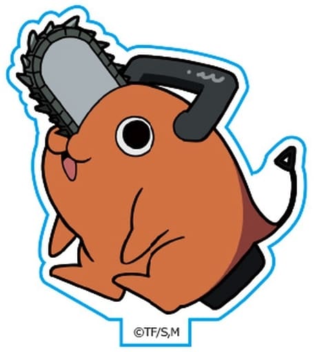 Chainsaw Man Pochita Tsunpittsu Acrylic Stand Collection Acrylic Stands [USED]