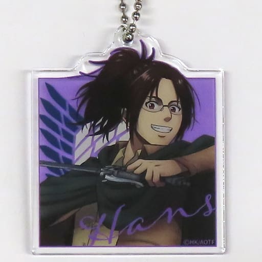 Hange Zoe Attack on Titan Marukuji Part 2 Acrylic Key Chain Good Luck 04 Key Chain [USED]