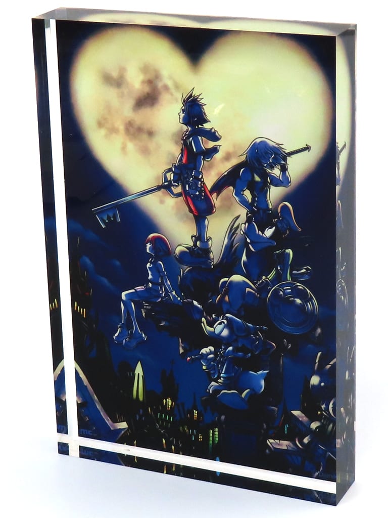 Sora, etc. Kingdom Hearts Acrylic Block 20th Anniversary Pop-Up Shop CharaColle at Tokyo Station Ichibangai Exclusive Acrylic Stands [USED]
