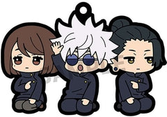Satoru Gojo Suguru Getou Ieiri Shouko Jujutsu Kaisen Season 2 Buddycolle Rubber Mascot Part 4 Key Ring [USED]