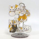 Nyanko-sensei Black Nyanko 2 Natsume's Book of Friends Acrylic Stand LaLa October 2023 Issue Supplement Key Chain [USED]