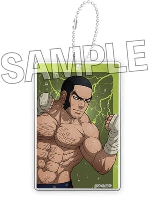 Genjiro Tanigaki Golden Kamuy Gong! Acrylic Key Chain Key Chain [USED]