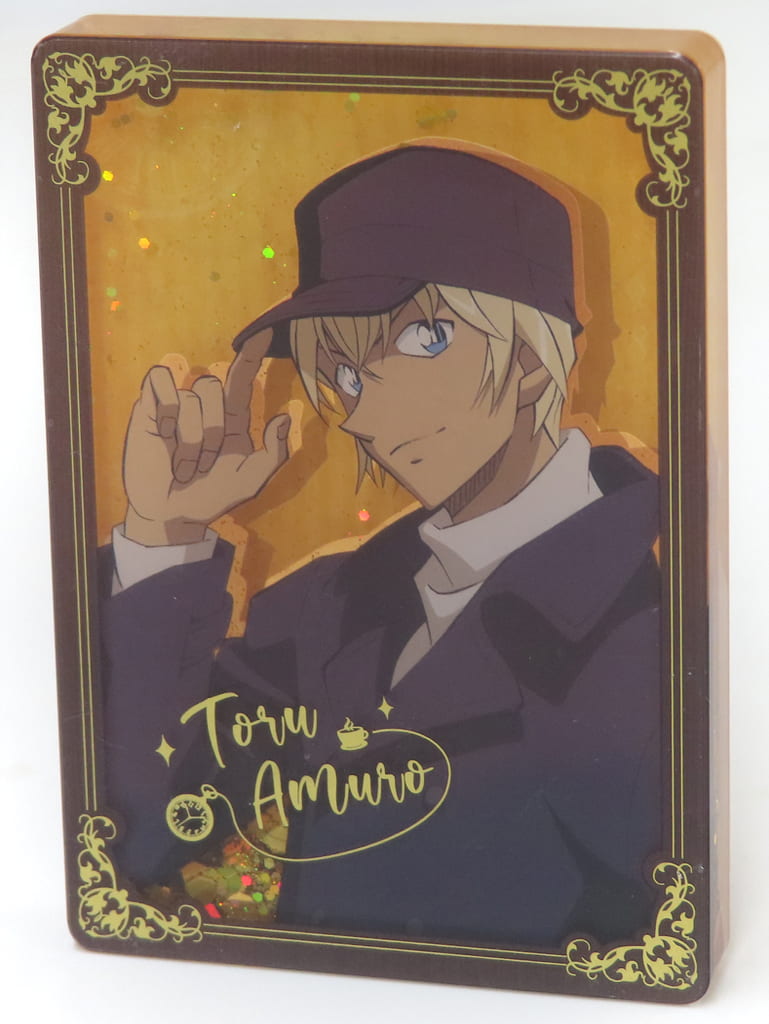 Toru Amuro Detective Conan Proof of Truth Mahjong Sand Flow Acrylic Block Acrylic Stand [USED]