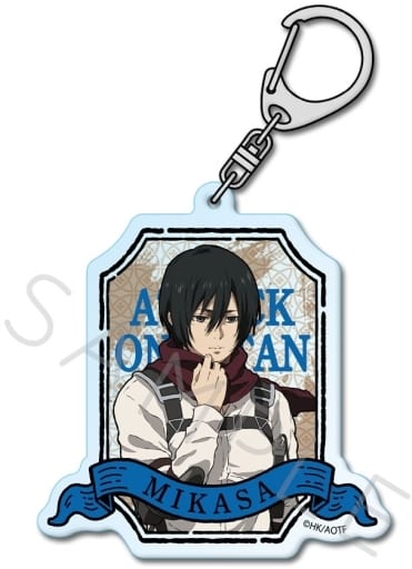 Mikasa Ackerman WB Attack on Titan The Final Season Acrylic Key Chain Part 9 Key Chain [USED]