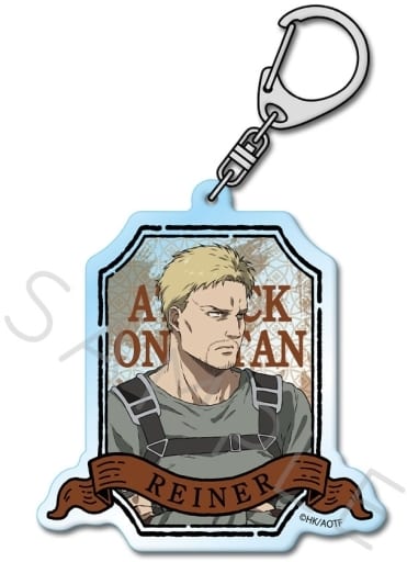 Reiner Braun WE Attack on Titan The Final Season Acrylic Key Chain Part 9 Key Chain [USED]