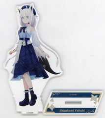 Shirakami Fubuki VTuber Hololive 3D Acrylic Stand Blue Journey Costume Ver. Blue Journey 1st Live Yoake no Uta Exclusive Acrylic Stands [USED]