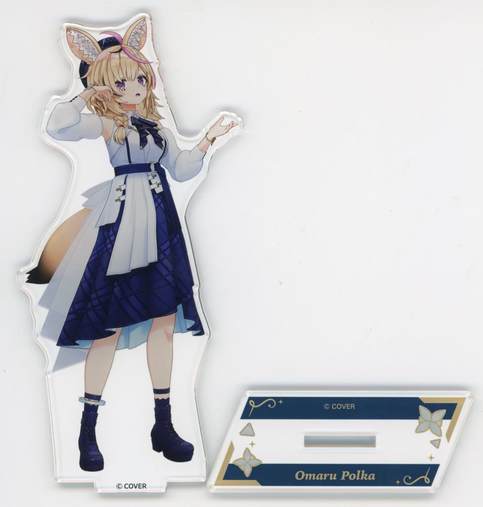 Polka Omaru VTuber Hololive 3D Acrylic Stand Blue Journey Costume Ver. Blue Journey 1st Live Yoake no Uta Exclusive Acrylic Stands [USED]