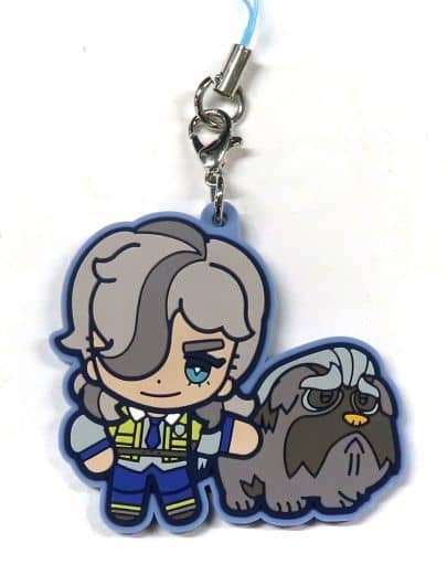 Arven Mabosstiff Pokemon Scarlet Violet Rubber Strap Collection Pokemon Trainers Paldea Edition Pokemon Center Limited Key Chain [USED]