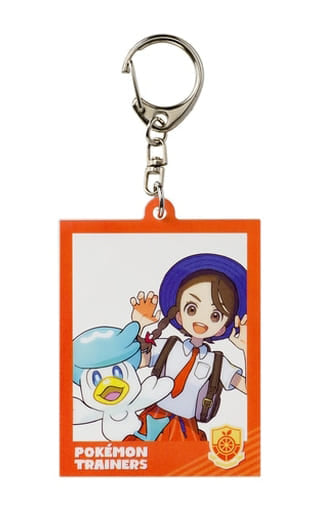 Juliana Quaxly Pokemon Scarlet Violet Photo Frame Style Acrylic Keychain Pokemon Trainers Pokemon Center Limited Key Chain [USED]