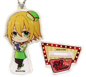 Theoto Rikka 86 Mini Character Acrylic Stand Key Chain 86 Diner in Amocafe Ikebukuro Limited Key Chain [USED]