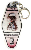 Frederica Rosenford 86 Motel Key Chain 86 Diner in Amocafe Ikebukuro Limited Key Chain [USED]