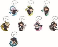Satoru Gojo, etc. Jujutsu Kaisen Season 2 Pyoncolle Acrylic Keychain All 8 Types Set Key Chain [USED]