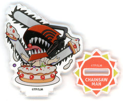 Chainsaw Man Chainsaw Man Trading Acrylic Keychain Chainsaw Man and SWEETS PARADISE Limited Acrylic Stands [USED]