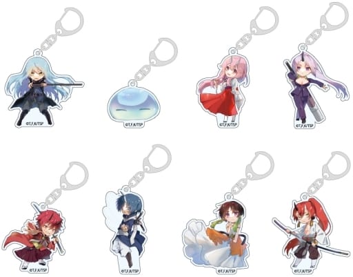 Soei, etc. That Time I Got Reincarnated as a Slime: The Movie Scarlet Bond Trading Acrylic Key Chains All 8 Types Set Key Chain [USED]
