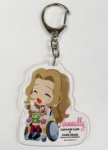 Nunnally Lamperouge Code Geass: Lelouch of the Rebellion Trading Acrylic Key Chains Capcom Cafe Limited Key Chain [USED]