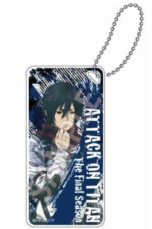 Mikasa Ackerman Grunge 2 Attack on Titan The Final Season Domiteria Key Chain Jr. Grunge 2 Key Chain [USED]