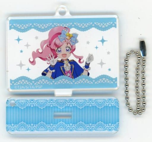 Mirai Momoyama Dream Collaboration Festival Doricolla Fes. Aikatsu! Series & Pretty Series Trading Acrylic Stand Key Chain Pretty Series Ver. Aeon Cinema Limited Key Chain [USED]