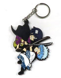 Gintoki VS Takasugi Gintama Tsumamare Keychain Jump Festa 2019 Limited Key Chain [USED]