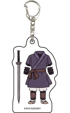Shin Kingdom Graph Art Illustration 01 Flame of Fate Acrylic Key Chain Key Chain [USED]
