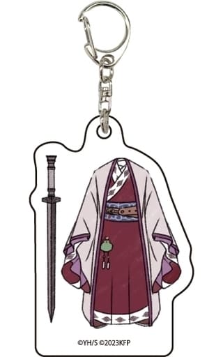 Zheng Ying Kingdom Graph Art Illustration 01 Flame of Fate Acrylic Key Chain Key Chain [USED]