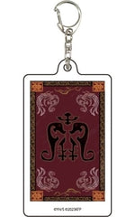 Flag E Kingdom Graph Art Illustration 01 Flame of Fate Acrylic Key Chain Key Chain [USED]