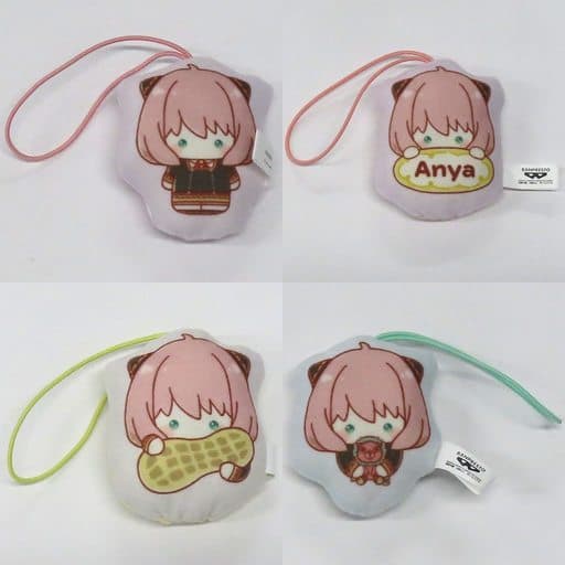 Anya Forger, etc. SPY x FAMILY Petagurumi All 4 Types Set Key Chain [USED]