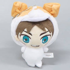 Ellen Yeager Childhood Ver. Attack on Titan Animarukko Plush Mascot Key Chain [USED]