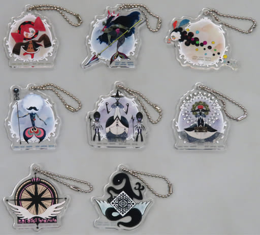 Mermaid Witch, etc. Puella Magi Madoka Magica Ichiban Kuji Starlightmagiccraft Acrylic Mascot Prize I All 8 Types Set Key Chain [USED]