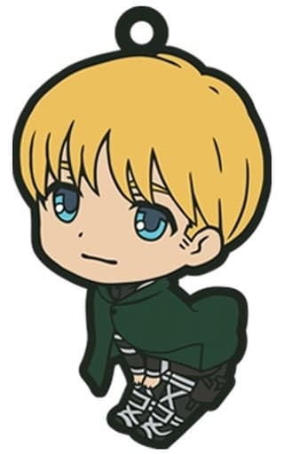 Armin Arlert Attack on Titan Tsunpitsu Rubber Strap Collection Key Chain [USED]