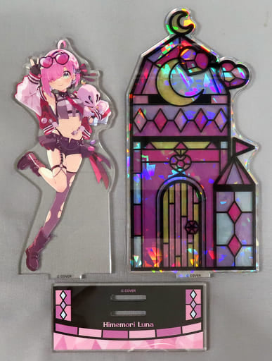 Himemori Luna VTuber Hololive Stained-Glass-Inspired Acrylic Stand New Costume Commemoration 2023 Acrylic Stands [USED]