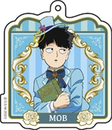 Shigeo Kageyama Mob Psycho 100 III Newly Drawn Acrylic Key Chain Collection Alice in Wonderland Ver. Pop Up Shop Limited Key Chain [USED]