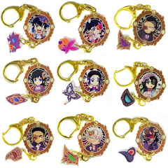 Shinazugawa Genya, etc. Demon Slayer: Kimetsu no Yaiba Random Luminous Yurayura Charm B Ufotable Cafe Halloween 2023 Masquerade Limited All 9 Types Set Charm [USED]