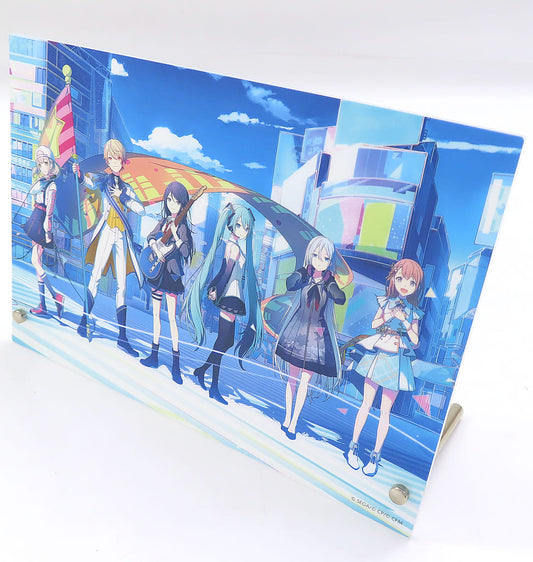 Hatsune Miku, etc. Hatsune Miku: Colorful Stage! Brand New World Acrylic Panel Acrylic Stands [USED]