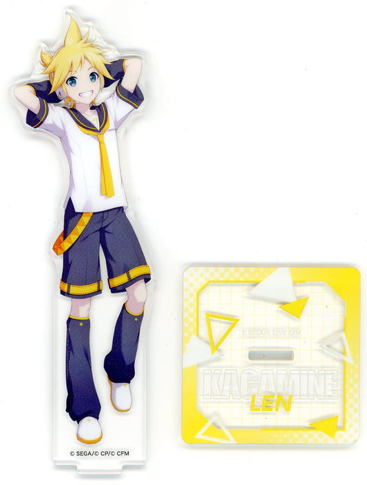 Len Kagamine Hatsune Miku: Colorful Stage! Acrylic Stand Brand New World Acrylic Stands [USED]