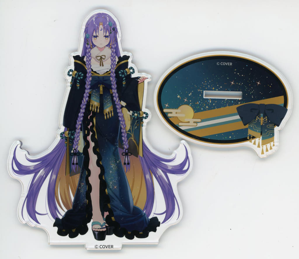 Moona Hoshinova VTuber Hololive Kimono Outfit Acrylic Stand hi: BANA Commemorative Goods Acrylic Stands [USED]