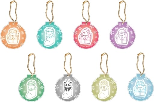 Yuji Itadori, etc. Jujutsu Kaisen Ornament Style Trading Key Ring Christmas All 8 Types Set Key Chain [USED]