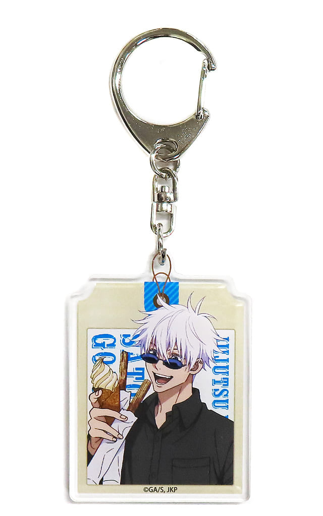 Satoru Gojo Jujutsu Kaisen Acrylic Key Chain Amusement Park Ver. Yomiuri Land Limited Key Chain [USED]