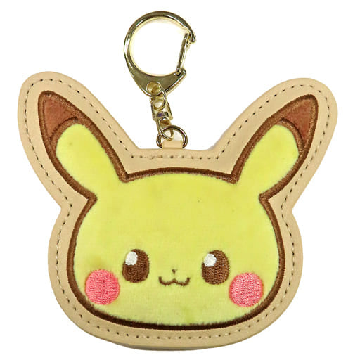 Pikachu Pokemon Poke Peace Fuwafuwa Keychain Key Chain [USED]