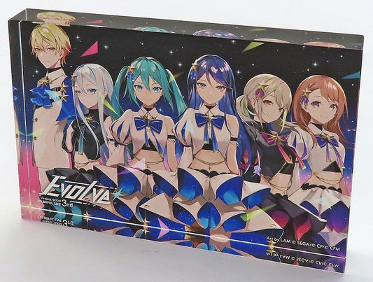 Hatsune Miku, etc. Hatsune Miku: Colorful Stage! Acrylic Block Colorful Live 3rd Evolve Limited Acrylic Stands [USED]