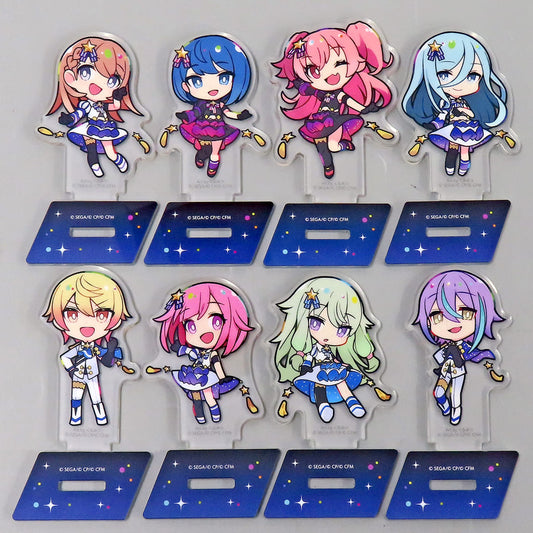 Minori Hanasato, etc. Hatsune Miku: Colorful Stage! Mini Character Acrylic Stand Collection C Colorful Live 3rd Evolve Limited All 8 Types Set Acrylic Stands [USED]