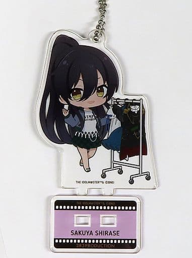 Shirase Sakuya THE IDOLM@STER Shiny Colors Trading Acrylic Stand Key Chain Movie Shooting Ver. Group 1 animate cafe Limited Key Chain [USED]