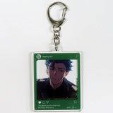 Raiden Shuga 86 Online Kiji Dengeki Bunko 30th Anniversary SNS Style Acrylic Key Chain Kujibikido Limited Prize C-4 Key Chain [USED]