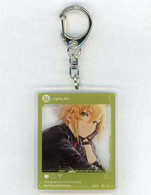 Theoto Rikka 86 Online Kiji Dengeki Bunko 30th Anniversary SNS Style Acrylic Key Chain Kujibikido Limited Prize C-5 Key Chain [USED]